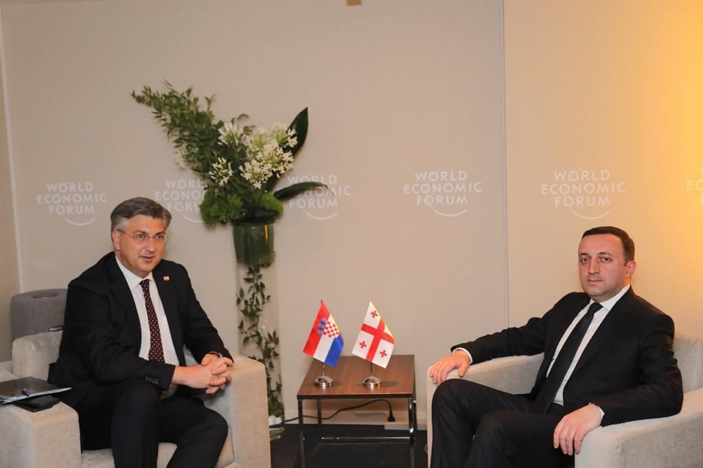 Georgian, Croatian PMs discuss deepening cooperation