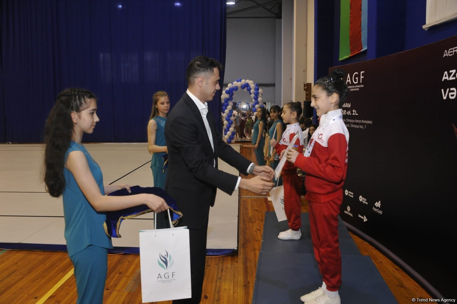 Baku holds award ceremony for winners of 6th Azerbaijan and Baku Championships in Aerobic Gymnastics in children age category [PHOTO] - Gallery Image