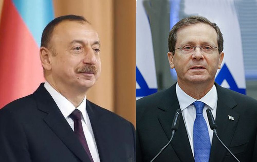 Israeli President Isaac Herzog phones President Ilham Aliyev
