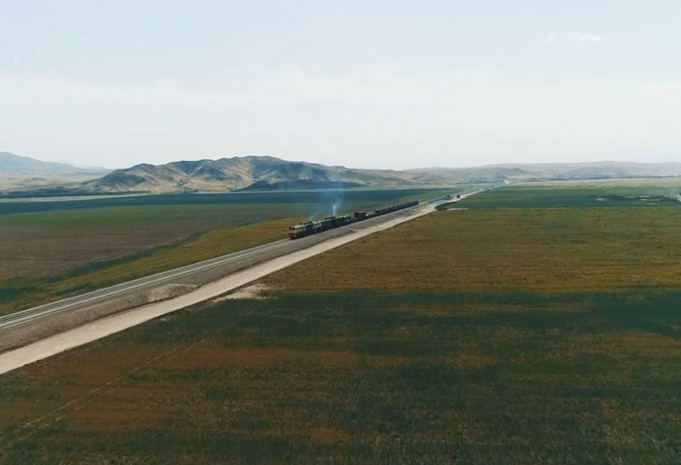 Azerbaijan talks rapidly ongoing work under second stage of Horadiz-Aghband railway construction [PHOTO/VIDEO] - Gallery Image