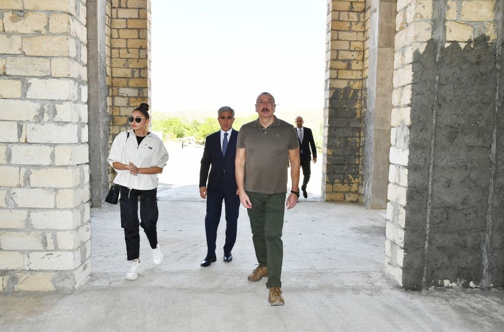 President Ilham Aliyev, First Lady Mehriban Aliyeva visit Fuzuli, Jabrayil, Zangilan regions [UPDATE] - Gallery Image