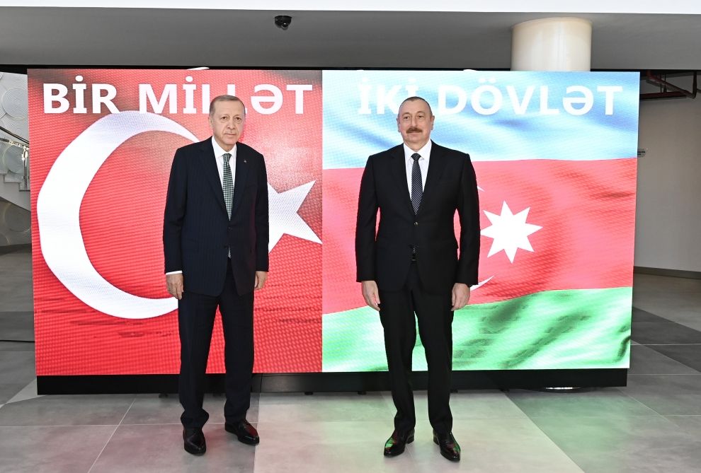 Azerbaijani, Turkish leaders inaugurate Baku ASAN Xidmet Center No 7 & Bilim Baku center [PHOTO]