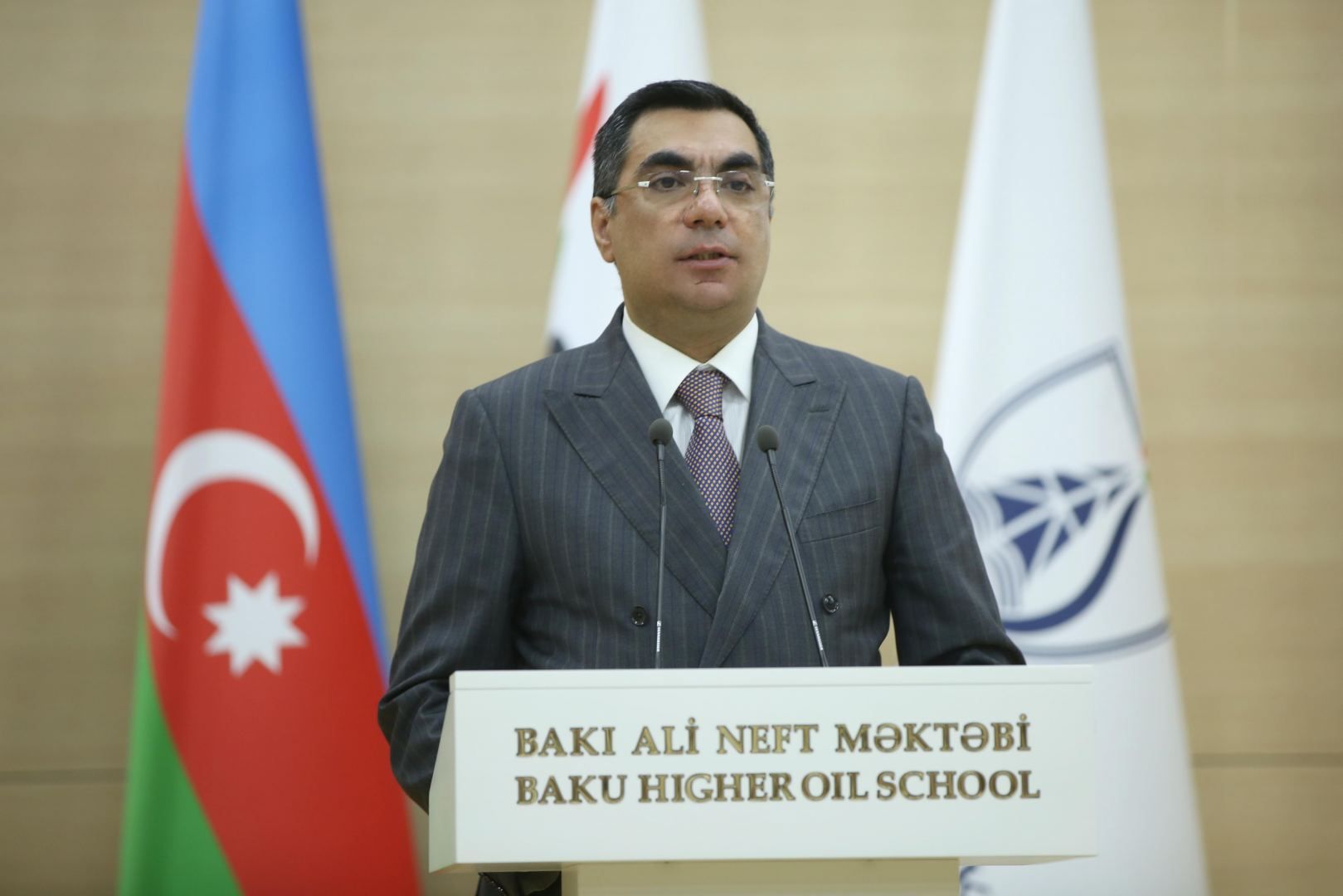 Baku Higher Oil School marks May 28 - Independence Day [PHOTO]