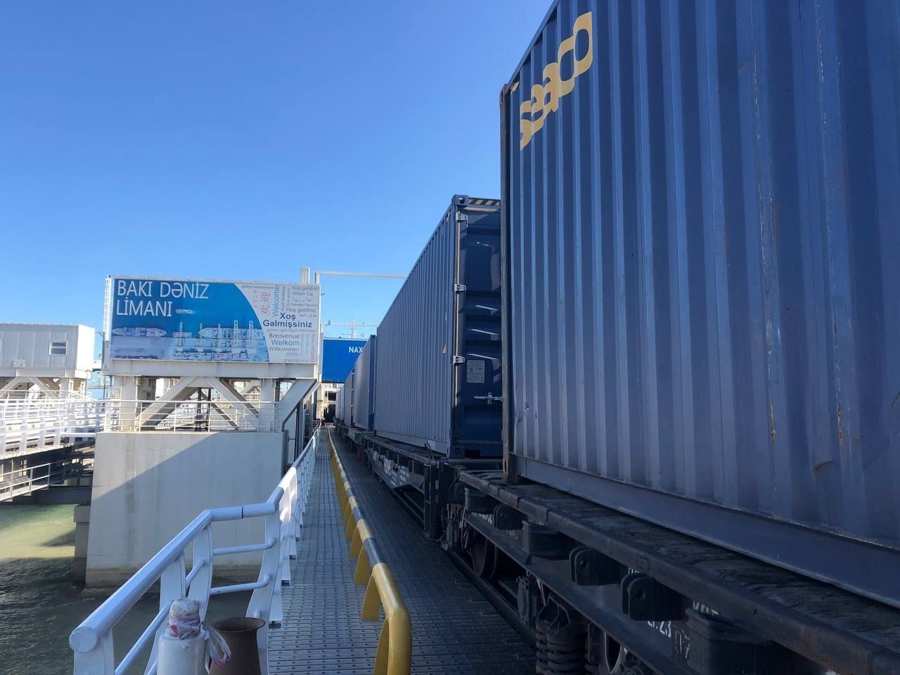 First batch of cargo from China to be transported through Port of Baku to Finland [PHOTO]