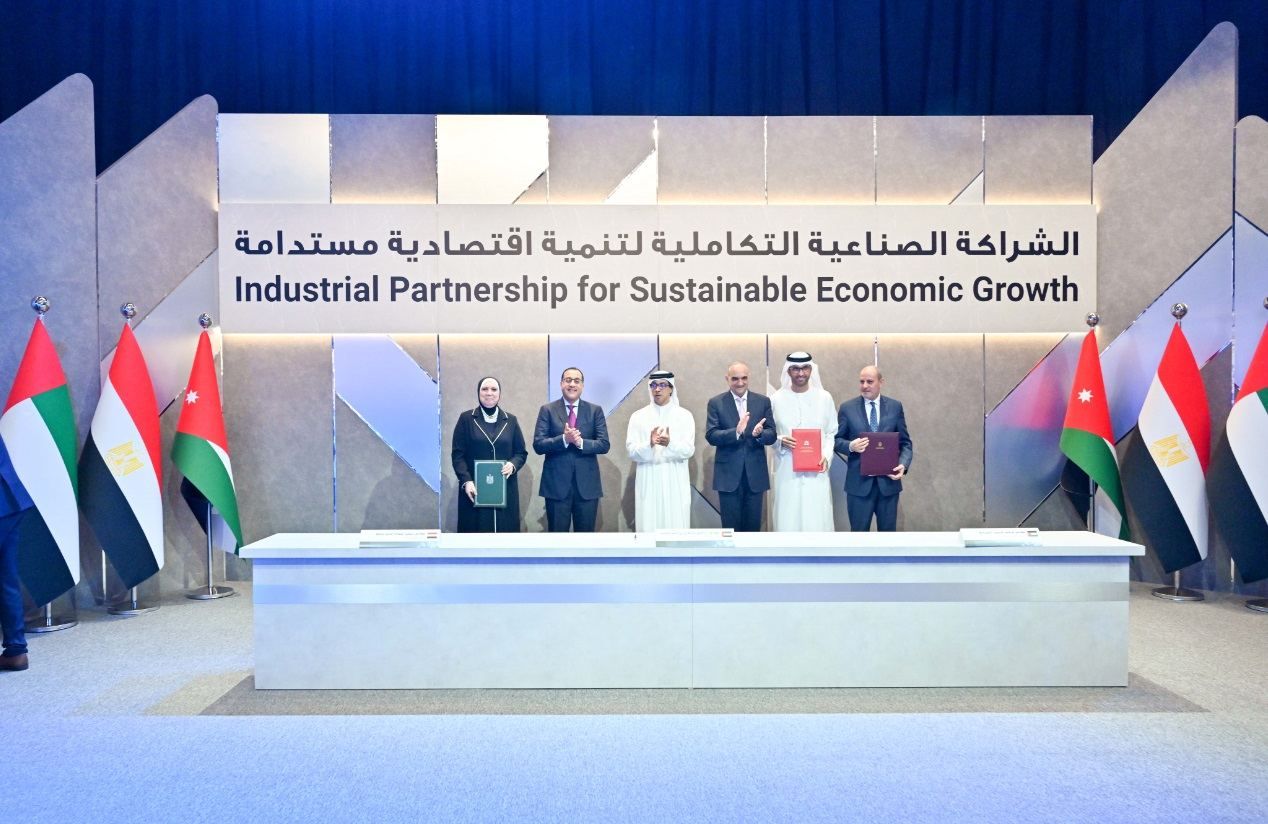 UAE, Egypt, Jordan sign Industrial Partnership for Sustainable Economic Growth