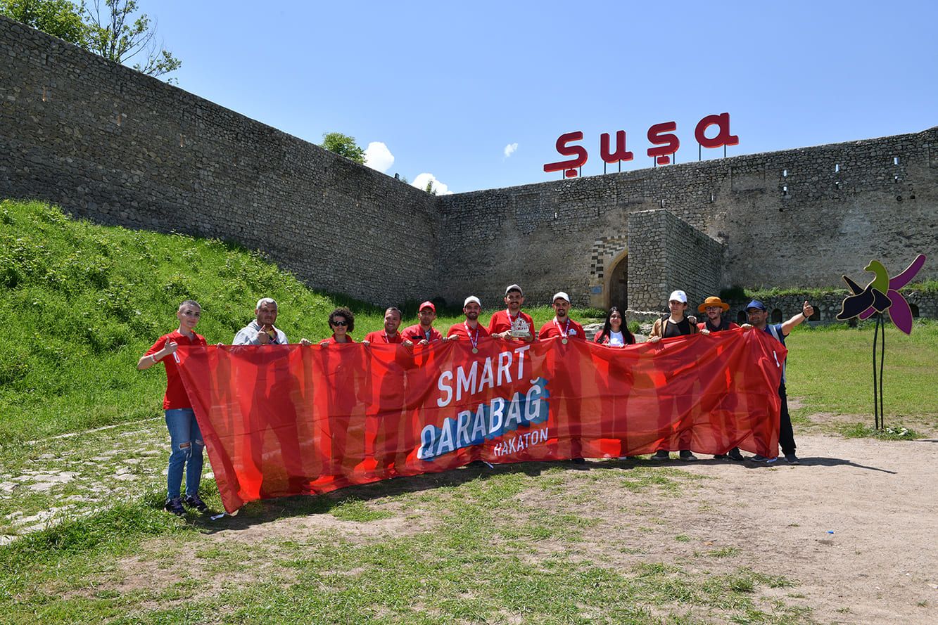 Winning teams of Smart Karabakh hackathon visit Shusha [PHOTO]