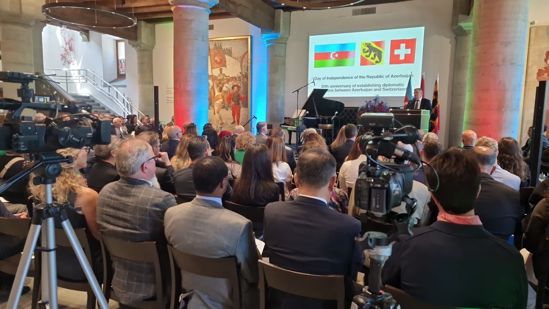Die Schweiz feiert den Unabhängigkeitstag Aserbaidschans [PHOTO]