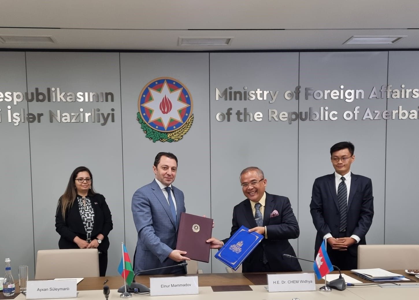 Azerbaijan, Cambodia cancel visa requirements for diplomats [PHOTO]