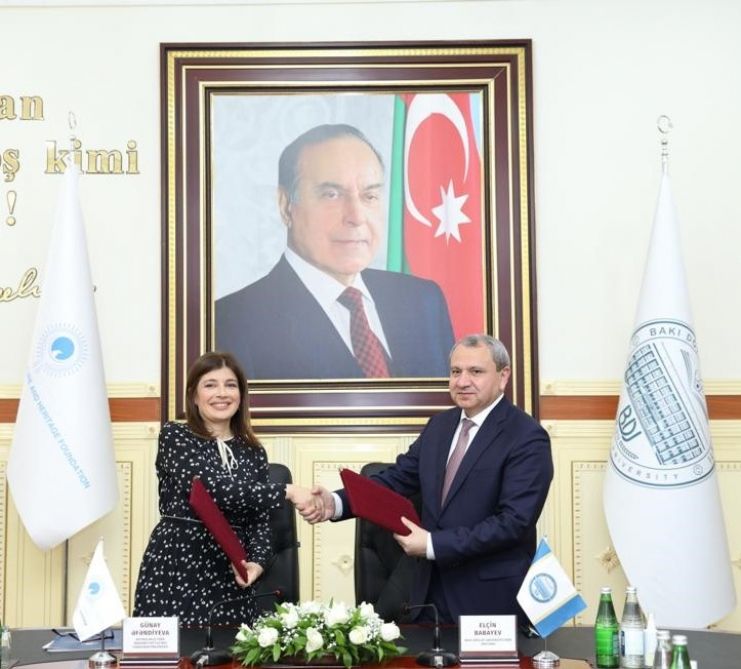 Turkic Culture and Heritage Foundation, Baku State University sign MoU [PHOTO] - Gallery Image