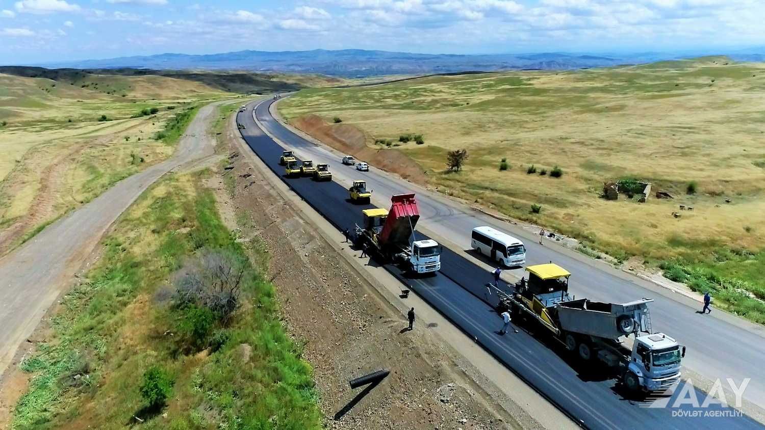 Azerbaijan completing major road construction projects in liberated lands [PHOTO/VIDEO]