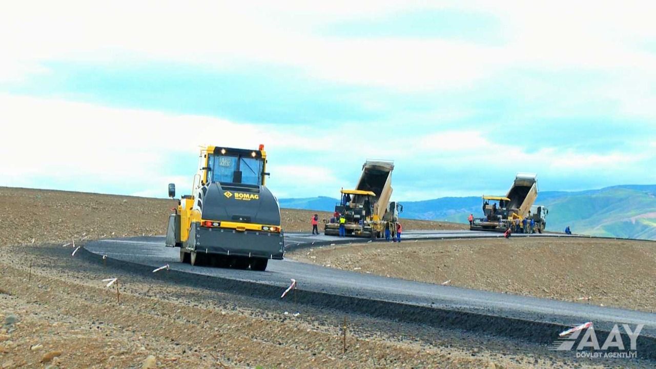 Construction of Barda-Aghdam highway underway in liberated lands [PHOTO]