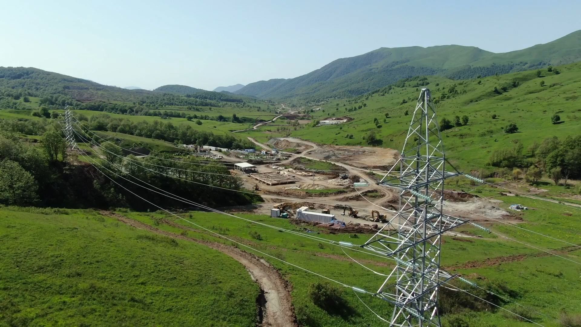 Works on power line between Kalbajar and Lachin regions underway [PHOTO/VIDEO]