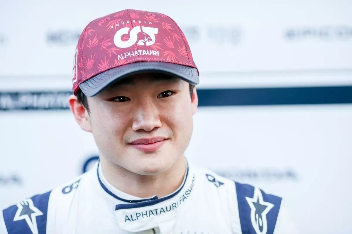 Loving view of ancient buildings in Baku - AlphaTauri F1 team driver