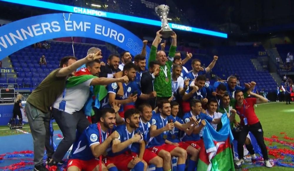 Azerbaijani mini-football team wins European Championship for first time in history [PHOTO]