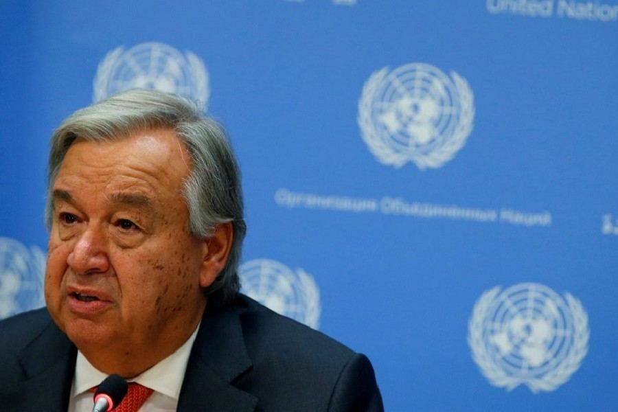 UN chief urges financial institutions to stop funding fossil fuels