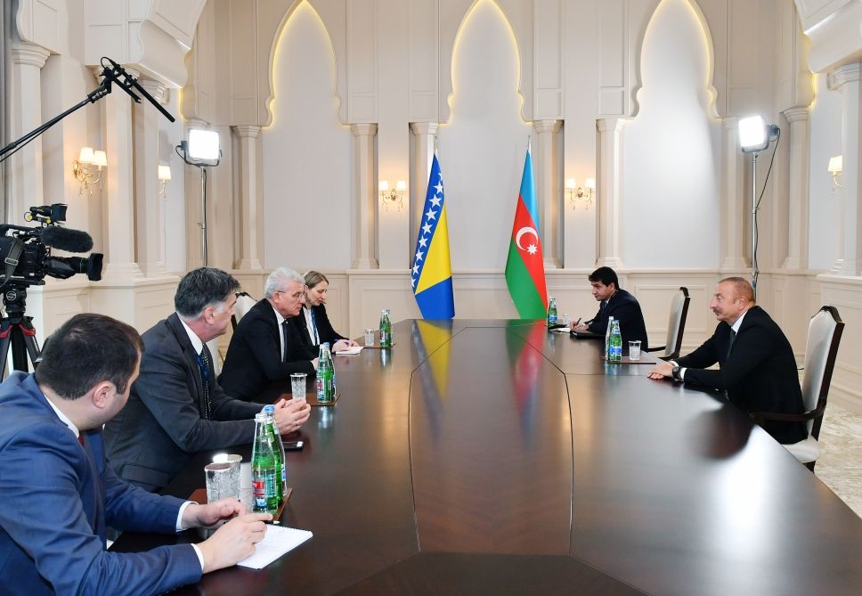 Azerbaijani president meets Chairman of Presidency of Bosnia and Herzegovina [UPDATE]