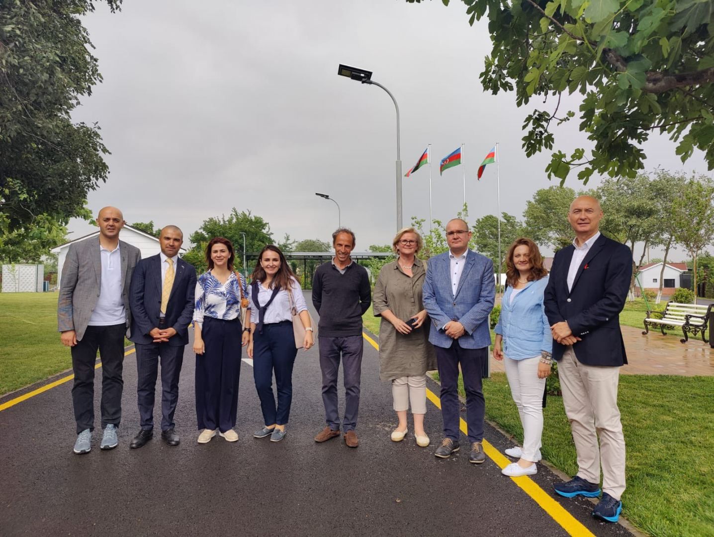 Group of CoE ambassadors visiting liberated Aghdam region in Karabakh [PHOTO]