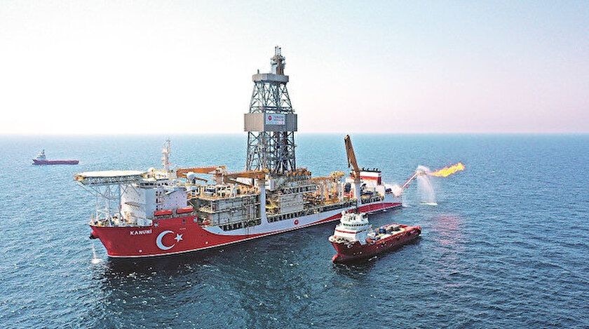 The Black Sea gas extraction works are carried out at a depth of 2,200 meters