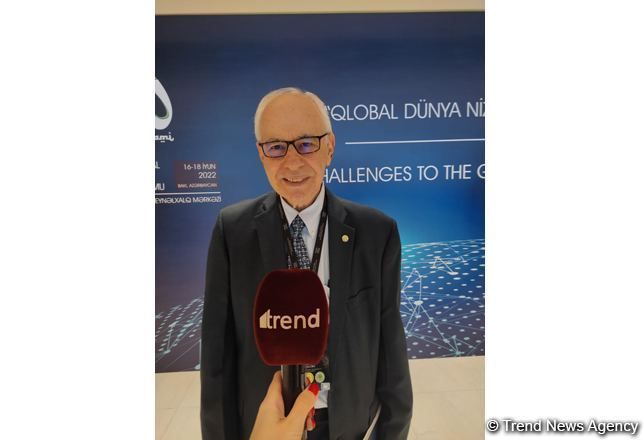 Baku Forum necessary for overcoming global problems - president of World Academy of Art and Sciences
