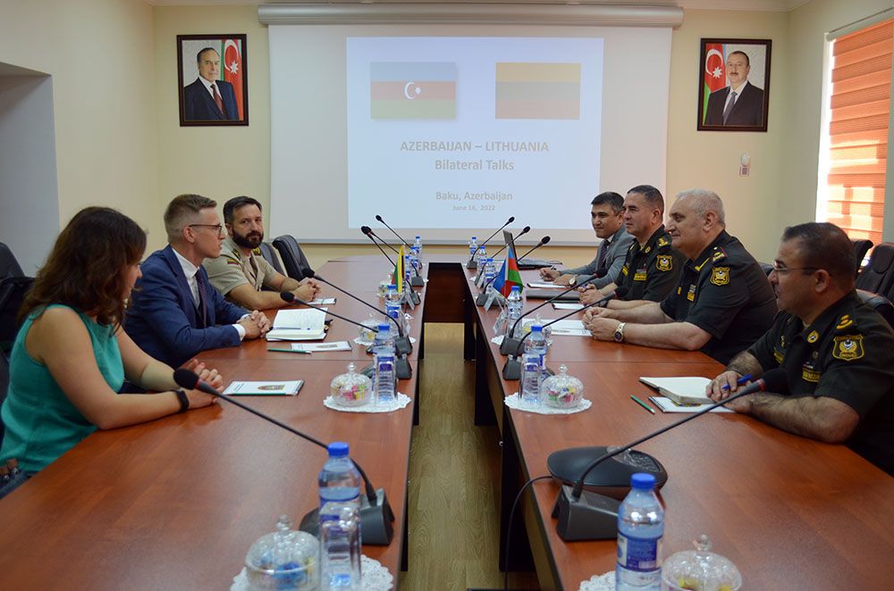 Azerbaidžanas ir Lietuva stebėjo karinį bendradarbiavimą
