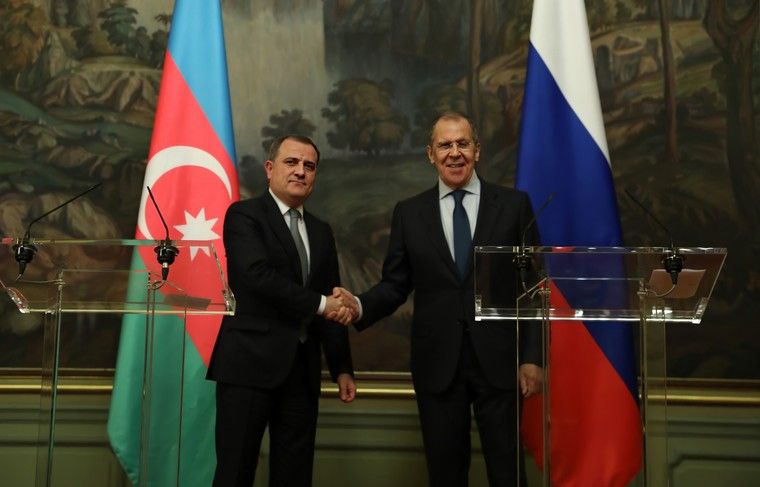 Azerbaijani, Russian FMs “synchronize watches” ahead of Lavrov’s Baku visit [PHOTO]