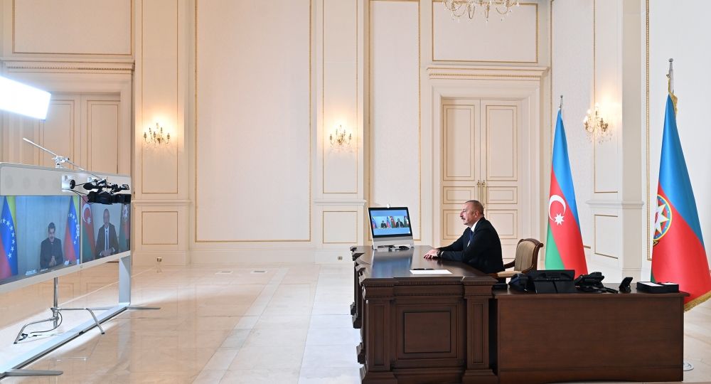 Azerbaijani, Venezuelan presidents meet in video conference format [UPDATE]