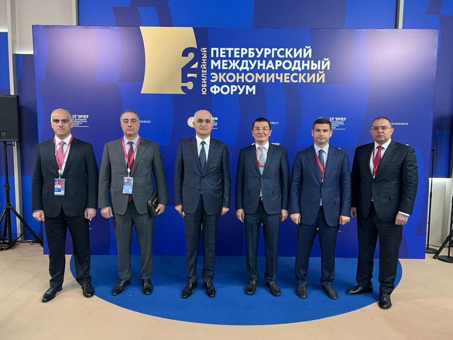 Azerbaijani deputy premier attending 25th St. Petersburg Int’l Economic Forum