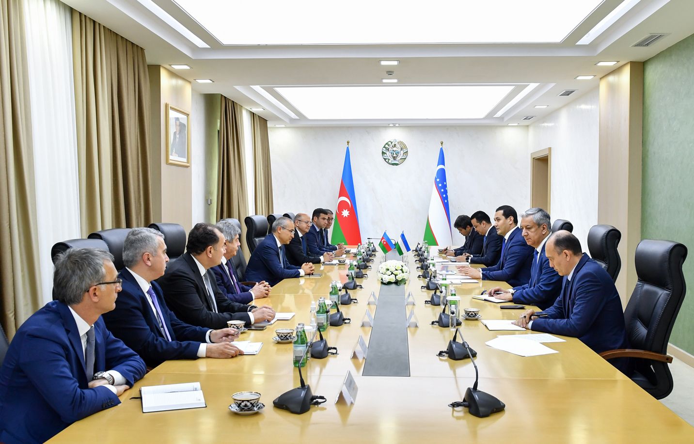 Azerbaijan, Uzbekistan discuss boosting cooperation in industry, energy, agriculture, SMBs [PHOTO]