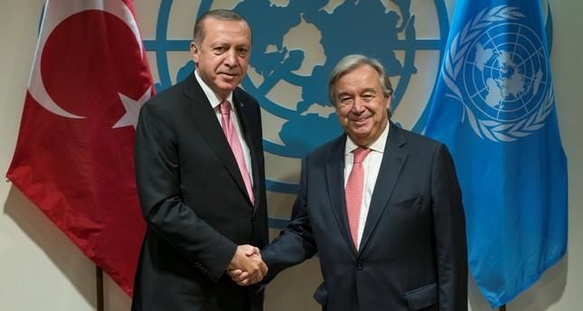 Erdogan, UN chief discuss situation in Ukraine