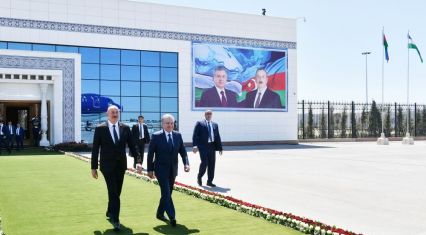 Azerbaijan looks eastward for consolidation in the west