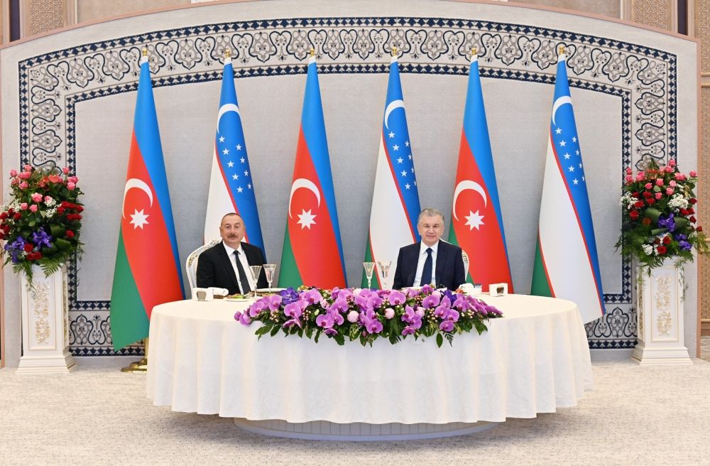 Uzbek president organizes reception in honor of President Ilham Aliyev [UPDATE]