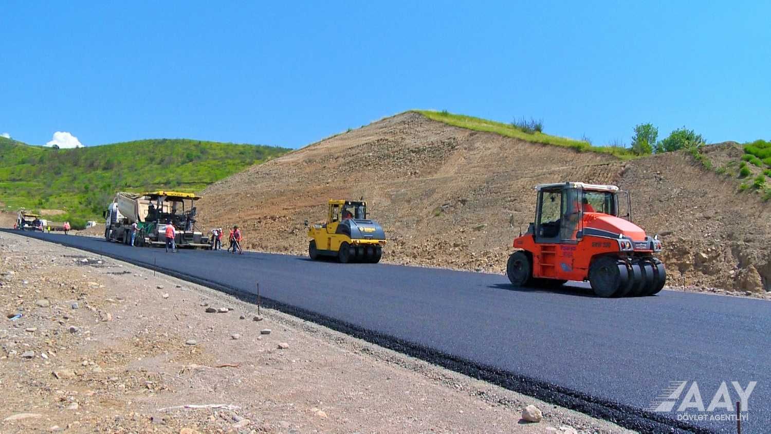 Asphalting of new highway bypassing Lachin city underway [PHOTO/VIDEO] - Gallery Image