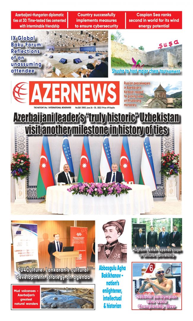 AZERNEWS releases another print issue