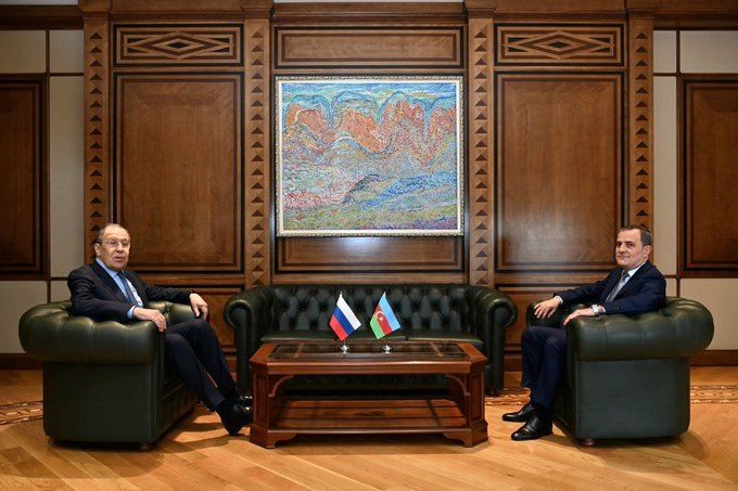 Azerbaijani FM holds meeting with Russian counterpart [PHOTO/VIDEO]