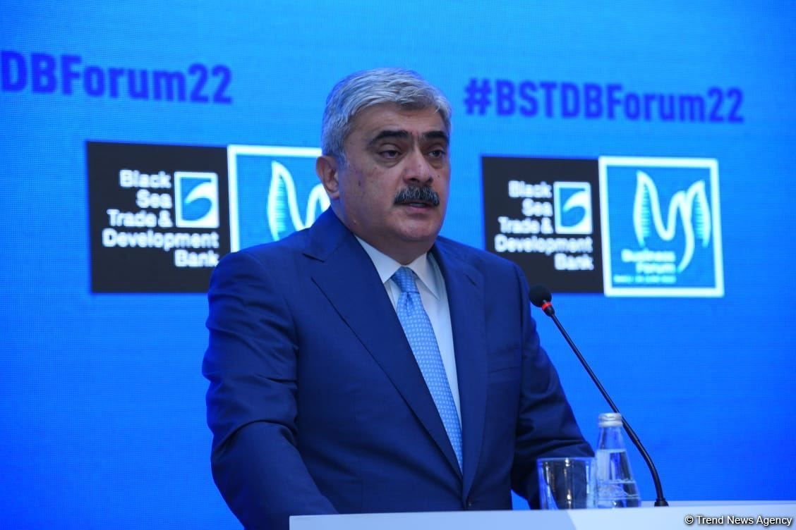 Azerbaijani Finance Minister invites BSTDB to join restoration projects in liberated Karabakh [PHOTO]