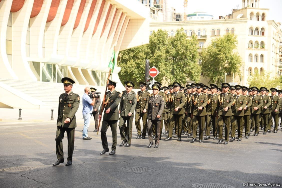 Military bands perform on occasion of Day of Azerbaijani Armed Forces [PHOTO/VIDEO] - Gallery Image