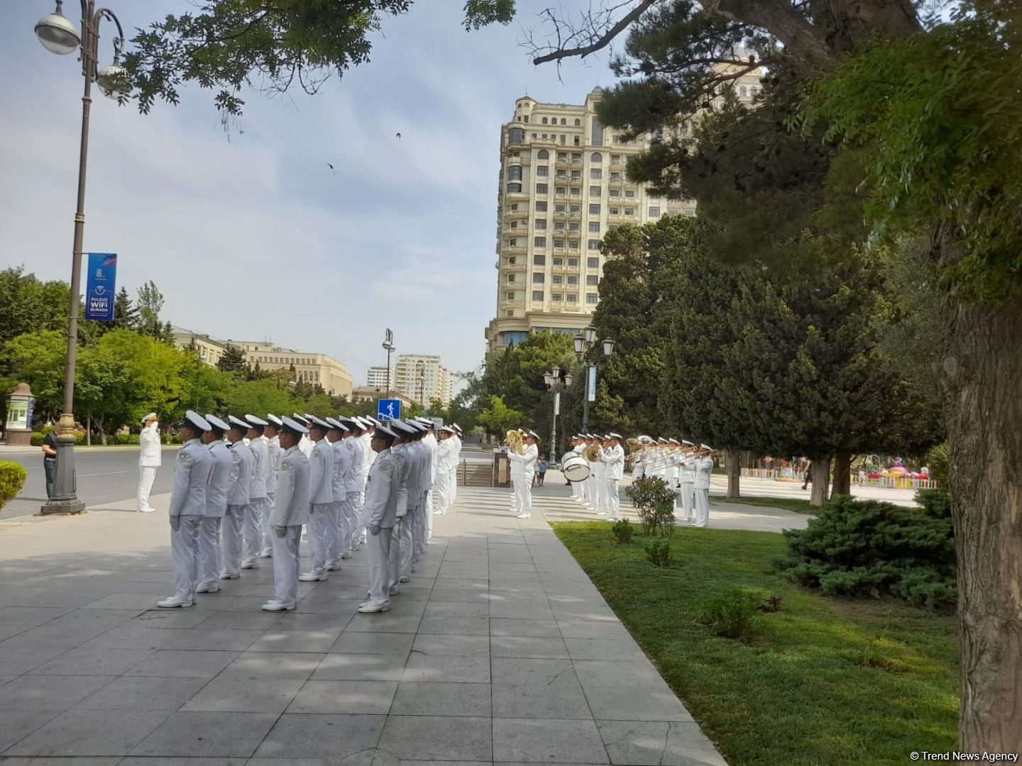 Military bands perform on occasion of Day of Azerbaijani Armed Forces [PHOTO/VIDEO] - Gallery Image