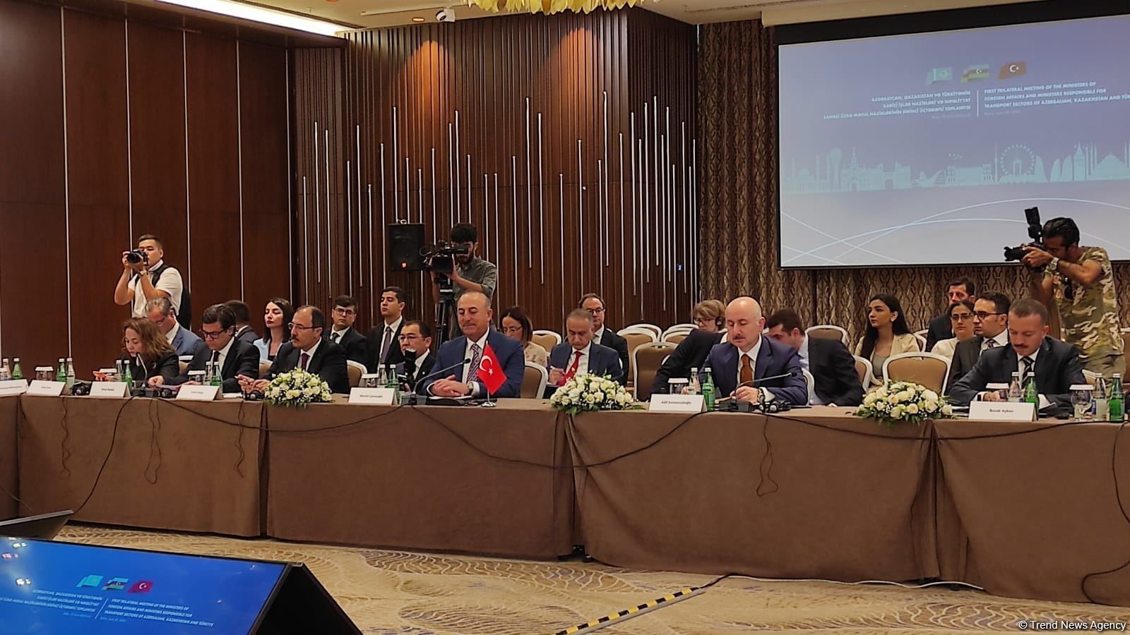 Meeting of Azerbaijani, Turkish and Kazakh FMs serving to ensure security of region – FM [PHOTO] - Gallery Image