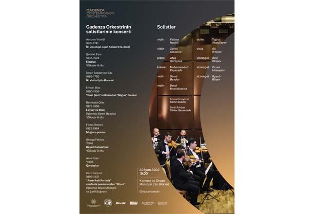 Cadenza Orchestra to perform in Baku