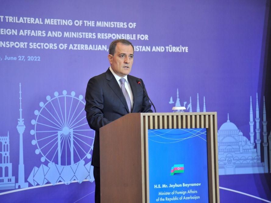 FM upbeat about Azerbaijan-Turkiye-Kazakhstan trilateral format in boosting regional security, stability [PHOTO] - Gallery Image