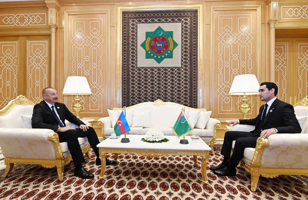 Azerbaijani, Turkmen presidents meet in Ashgabat [UPDATE] - Gallery Image