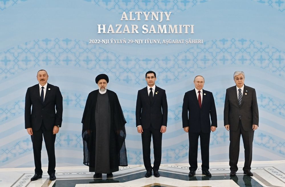 Sixth summit of presidents of Caspian littoral states kicks off in Ashgabat [UPDATE]