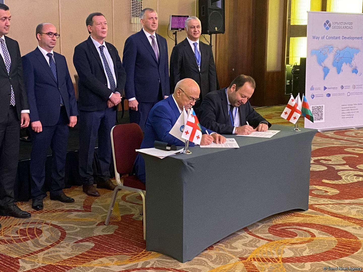 Azerbaijan's Alat FEZ, Georgian Hualing FIZ ink memorandum of cooperation [PHOTO]