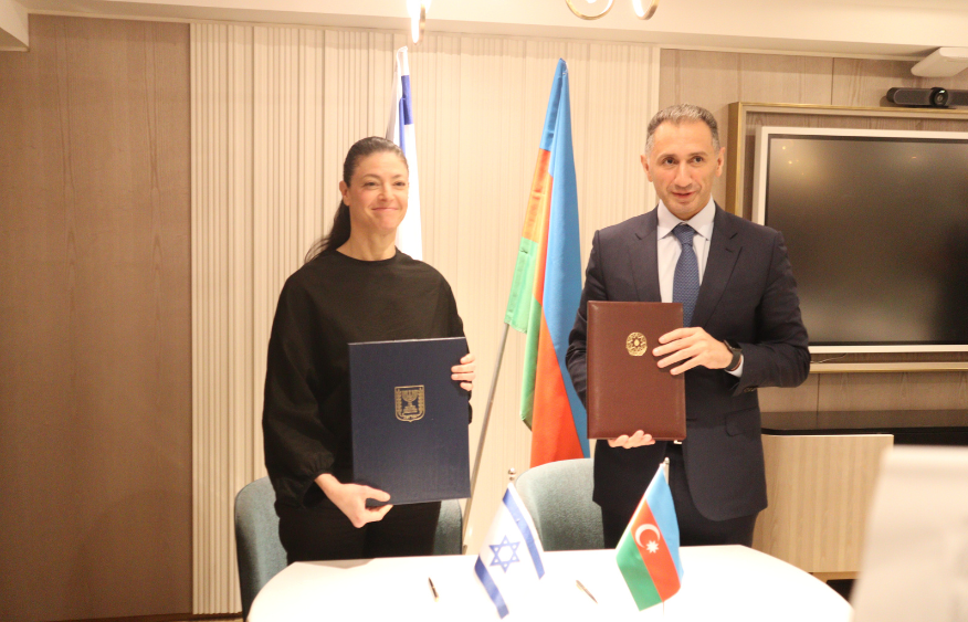 Azerbaijan, Israel ink air communication deal [PHOTO] - Gallery Image