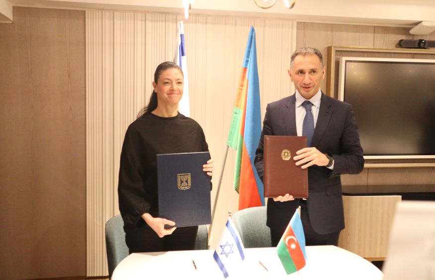 Azerbaijan, Israel ink air communication deal [PHOTO]