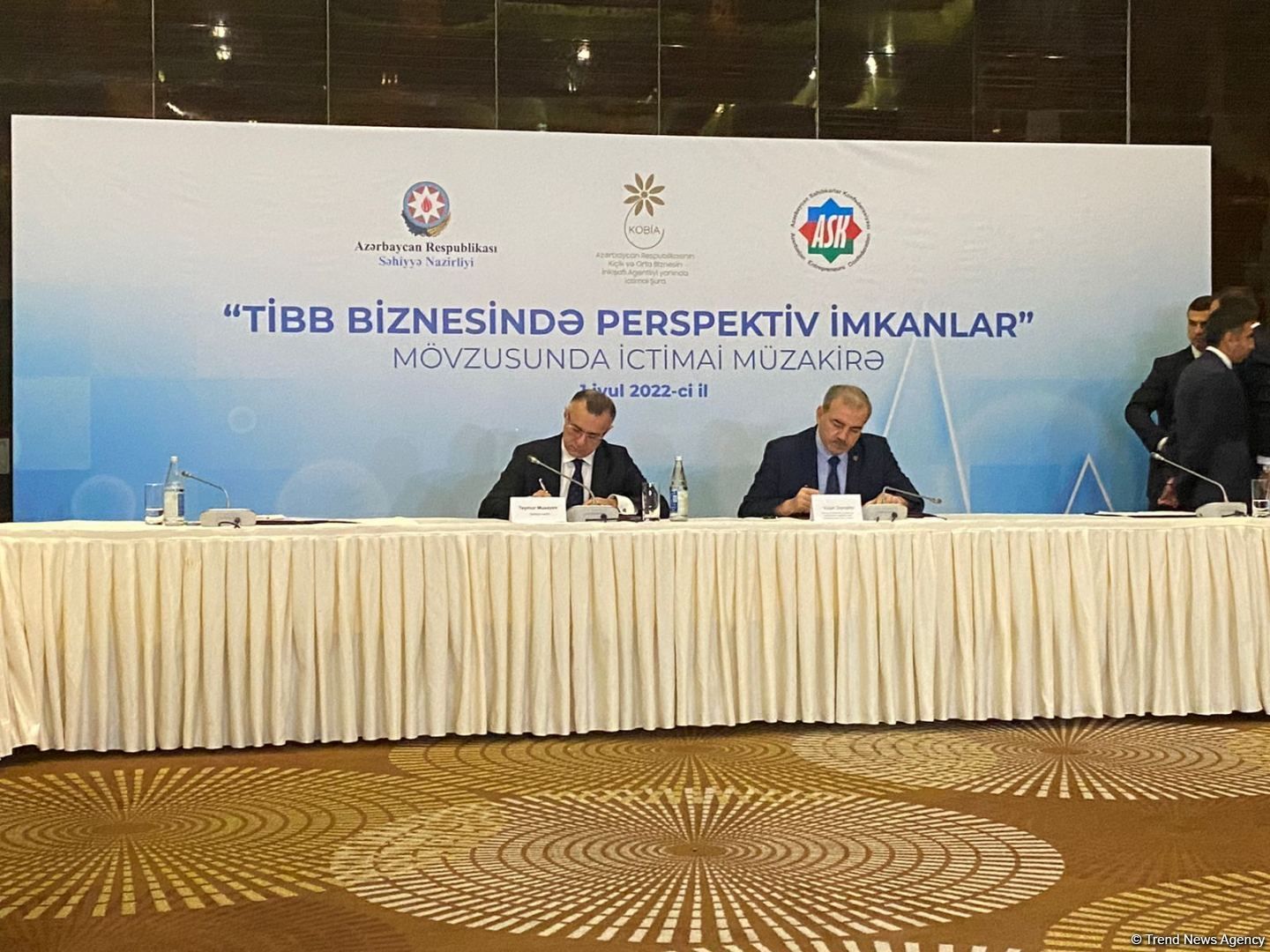Azerbaijani Health Ministry,  National Confederation of Entrepreneurs ink MoU [PHOTO] - Gallery Image