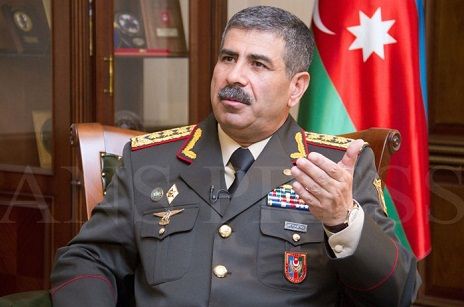 Azerbaijani defense chief orders army to prevent provocations of Armenian revanchist forces