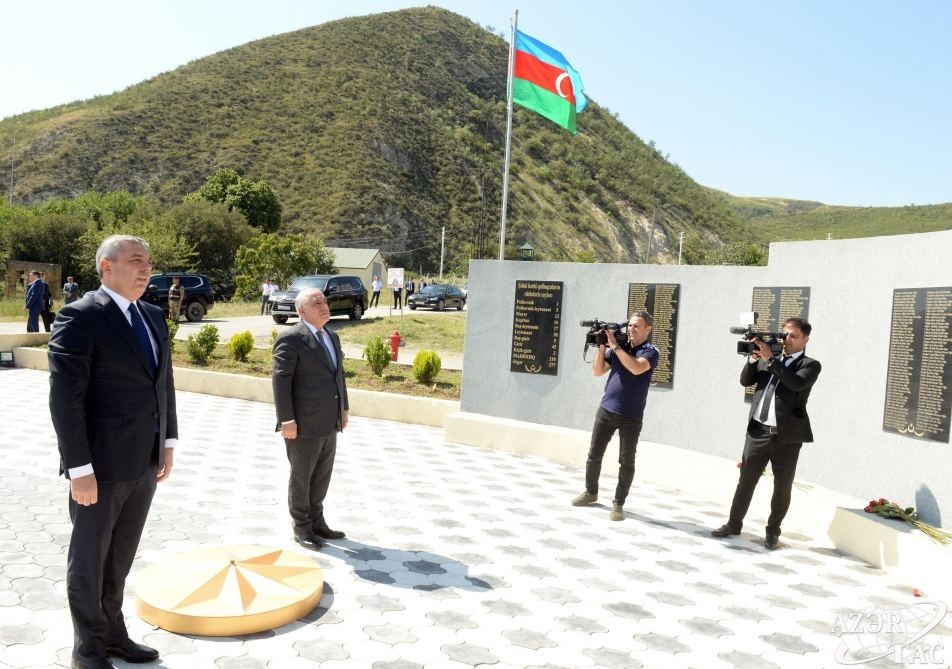 Azerbaijani top officials visit liberated lands to inspect rehabilitation activities [PHOTO] - Gallery Image