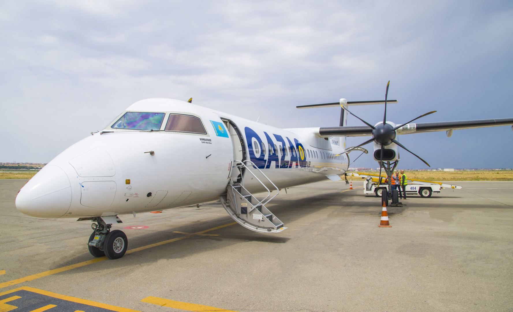 Heydar Aliyev International Airport Receives the first Qazaq Air Flight