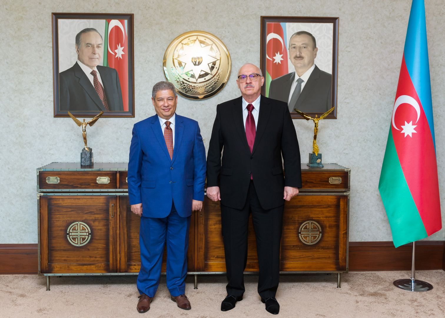 The President of AZAL and Egyptian Ambassador Discussed Expansion of Flights